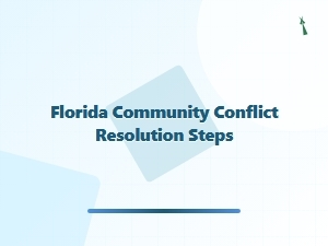 Florida Community Conflict Resolution Steps